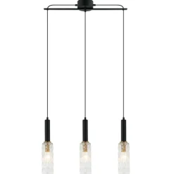 Sisustusvalaisimet^Sessak Kylo 3-os. riippuvalaisin valkoinen/musta/messinki