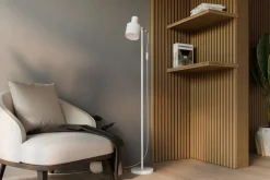 Sisustusvalaisimet^Sessak lattiavalaisin Cassius beige