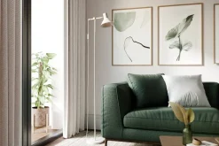 Sisustusvalaisimet^Sessak lattiavalaisin Henry beige