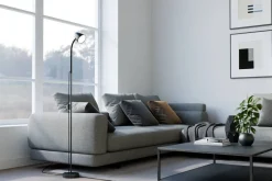 Sisustusvalaisimet^Sessak lattiavalaisin Juniper musta