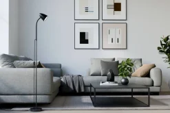 Sisustusvalaisimet^Sessak lattiavalaisin Juniper musta