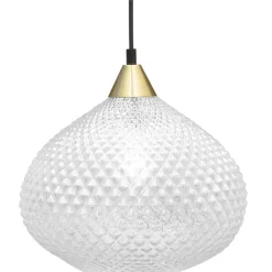 Sisustusvalaisimet^Sessak Laurel riippuvalaisin harjattu messinki