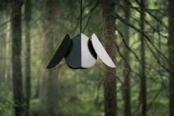 Sisustusvalaisimet^Sessak Lehmus design-riippuvalaisin mattamusta