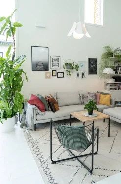 Sisustusvalaisimet^Sessak Lehmus L design-riippuvalaisin mattavalkoinen