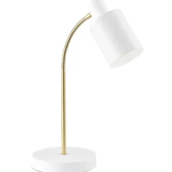 Sisustusvalaisimet^Sessak pöytävalaisin Darcel mattavalkoinen