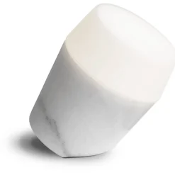 Sisustusvalaisimet^Sessak pöytävalaisin Louhi valkoista marmoria