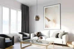 Sisustusvalaisimet^Sessak riippuva Leonie Ø 25 cm savunharmaa