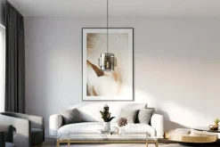 Sisustusvalaisimet^Sessak riippuva Leonie Ø 25 cm savunharmaa