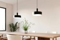 Sisustusvalaisimet^Sessak riippuva Miles Ø30 cm musta