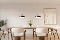 Sisustusvalaisimet^Sessak riippuva Miles Ø30 cm musta