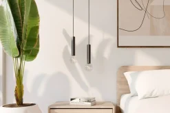 Sisustusvalaisimet^Sessak riippuvalaisin Alma musta