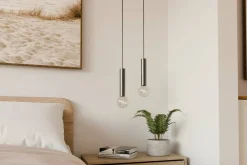 Sisustusvalaisimet^Sessak riippuvalaisin Alma musta