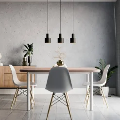 Sisustusvalaisimet^Sessak riippuvalaisin Brooklyn Ø12 cm musta