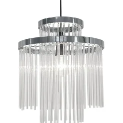 Sisustusvalaisimet^Sessak riippuvalaisin Mirella kromi/kirkas