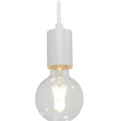 Sisustusvalaisimet^Sessak riippuvalaisin Rocco valkoinen