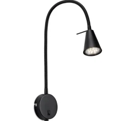 Sisustusvalaisimet^Sessak seinävalaisin Amara musta