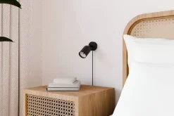 Sisustusvalaisimet^Sessak seinävalaisin Kippo musta