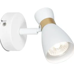 Sisustusvalaisimet^Sessak seinävalaisin Zion Valko/kulta