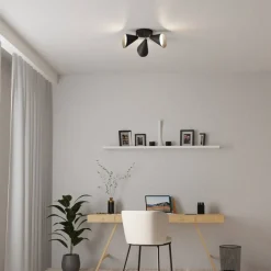 Sisustusvalaisimet^Sessak spottivalaisin Lux 3-os musta