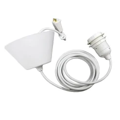 Lamput Ja Valaisintarvikkeet^Sessak valaisinkaluste E27 valkoinen 3 m