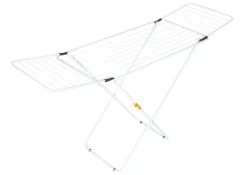 Vaatehuolto^Sini kuivausteline Lenni valkoinen