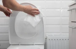 Puhdistus Ja Siivous^Sini pikasiivousliina kylppäri & WC 28x18 cm 30 kpl laventel