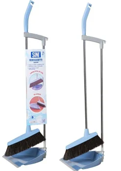 Puhdistus Ja Siivous^Sini rikkasetti, harja + pitkä rikka