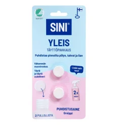 Puhdistus Ja Siivous^Sini Yleis täyttöpakkaus 2 kpl