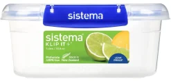 Ruoansäilytys Ja Järjestys^Sistema Klip It + säilytysrasia 1 L