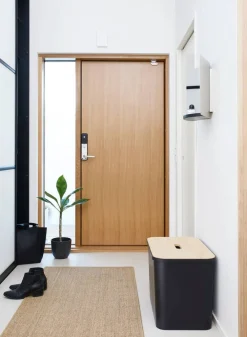 Paperikorit Ja Roska-Astiat^Smartstore Collect lajitteluastiasetti vanerikannella 76 L musta