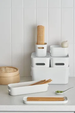 Säilytyskorit Ja Laatikot|Ruoansäilytys Ja Järjestys^Smartstore Compact Slim 1,3 L valkoinen