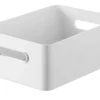 Säilytyskorit Ja Laatikot|Ruoansäilytys Ja Järjestys^Smartstore Säilytyslaatikko Compact L valkoinen