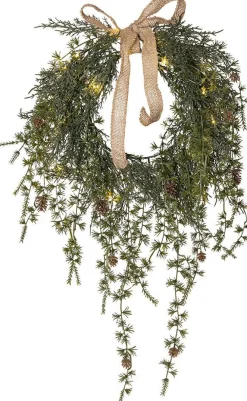 Koriste- Ja Kausivalot^Star Trading kranssi Barr 35 cm vihreä