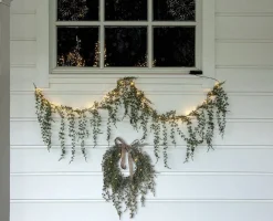 Koriste- Ja Kausivalot^Star Trading kranssi Barr 35 cm vihreä