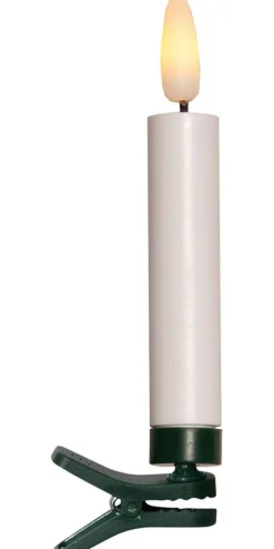 Koriste- Ja Kausivalot^Star Trading kuusenkynttiläsarja Flamme johdoton 10 kpl