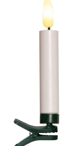 Koriste- Ja Kausivalot^Star Trading kuusenkynttiläsarja Flamme johdoton 10 kpl