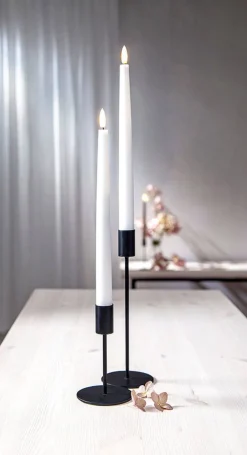 Koriste- Ja Kausivalot^Star Trading LED-antiikkikynttilä Flamme Slim 28 cm valkoine