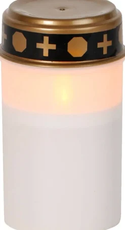 Koriste- Ja Kausivalot^Star Trading LED-hautakynttilä Serene 12 cm valkoinen