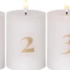 Koriste- Ja Kausivalot^Star Trading LED-kynttilä Flamme Advent valkoinen 4 kpl