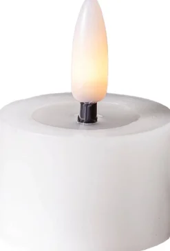 Koriste- Ja Kausivalot^Star Trading LED-kynttilä Flamme Flow 4 cm valkoinen 2 kpl