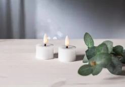 Koriste- Ja Kausivalot^Star Trading LED-kynttilä Flamme Flow 4 cm valkoinen 2 kpl