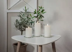 Koriste- Ja Kausivalot^Star Trading LED-kynttilä Flamme Flow 15 cm valkoinen