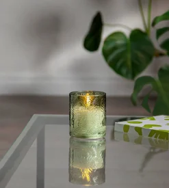 Koriste- Ja Kausivalot^Star Trading LED-kynttilä Flamme Leaf 10 cm vihreä