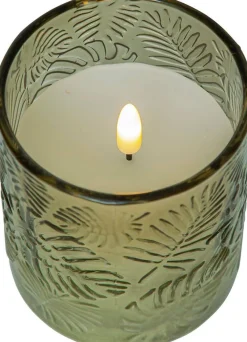 Koriste- Ja Kausivalot^Star Trading LED-kynttilä Flamme Leaf 10 cm vihreä