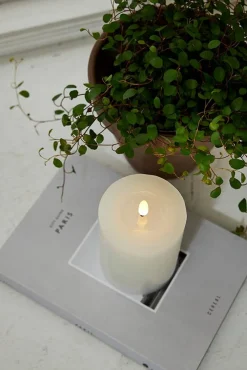 Koriste- Ja Kausivalot^Star Trading LED-kynttilä Flamme Flow 12,5 cm valkoinen