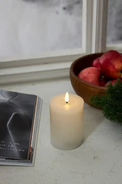 Koriste- Ja Kausivalot^Star Trading LED-kynttilä Flamme Flow 12,5 cm valkoinen