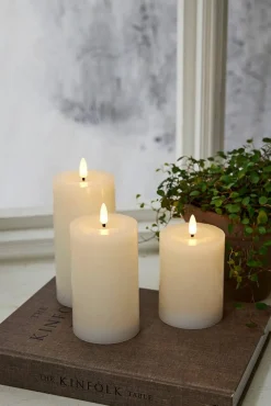 Koriste- Ja Kausivalot^Star Trading LED-kynttilä Flamme Flow 12,5 cm valkoinen