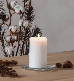 Koriste- Ja Kausivalot^Star Trading LED-kynttilä Flamme 14 cm valkoinen