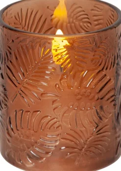 Koriste- Ja Kausivalot^Star Trading LED-kynttilä Flamme Leaf 10 cm ruskea