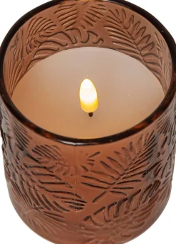 Koriste- Ja Kausivalot^Star Trading LED-kynttilä Flamme Leaf 10 cm ruskea
